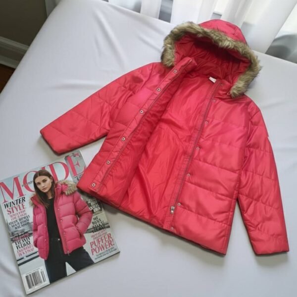 جاكيت احمر طويل ماركة BS